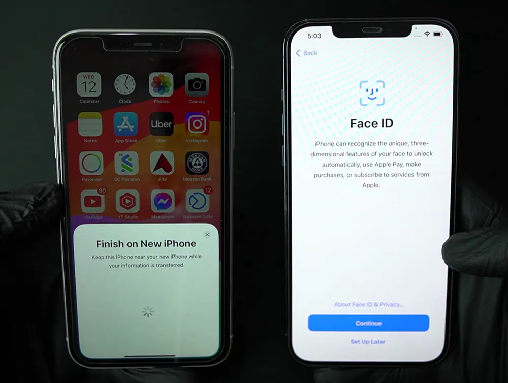 Set up your face ID